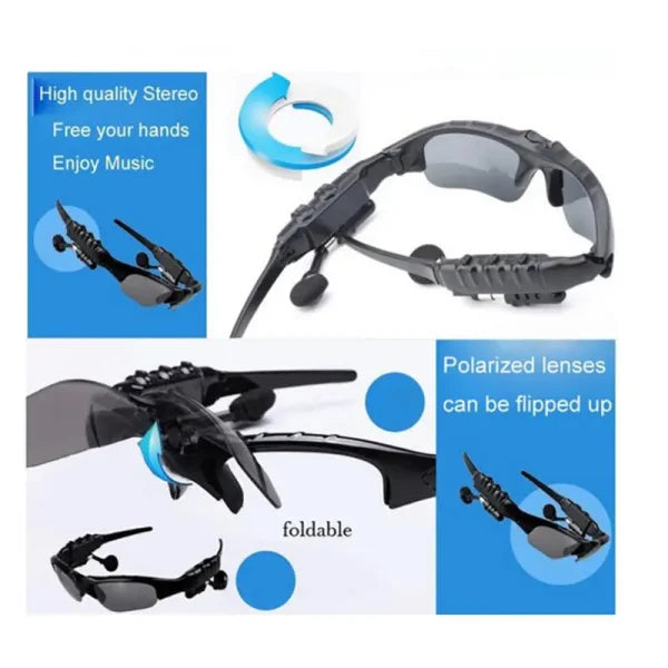 Bluetooth Sunglasses With Headphones Connect With Mobile And Talk