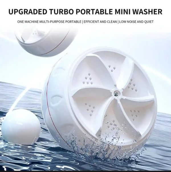 Portable USB Travel Turbo Mini Washer